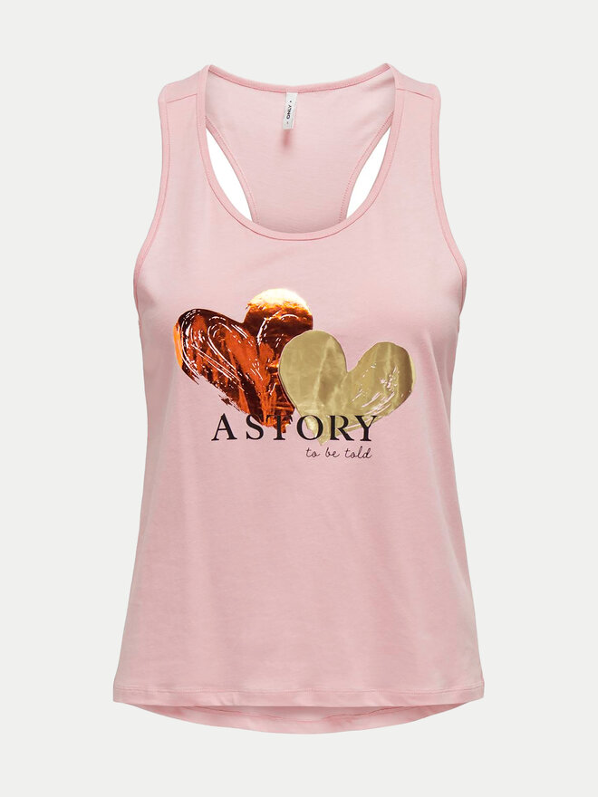 ONLY ONLY Топ Henny 15327669 Рожевий Regular Fit