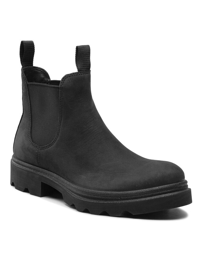 ECCO Kotníková obuv s elastickým prvkem ECCO Grainer M 21470402001 Černá