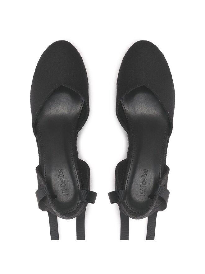 DeeZee Espadrilles DeeZee WS020609-01  Schwarz
