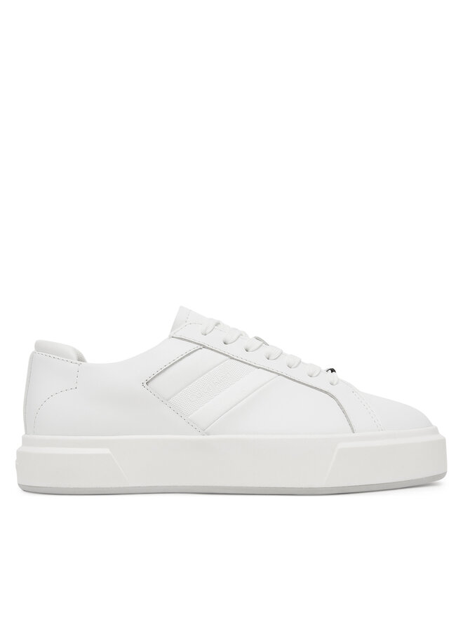 Calvin Klein Сникърси Calvin Klein Basket Cups Lace Up Logo Tape YW0YW02007 Бял