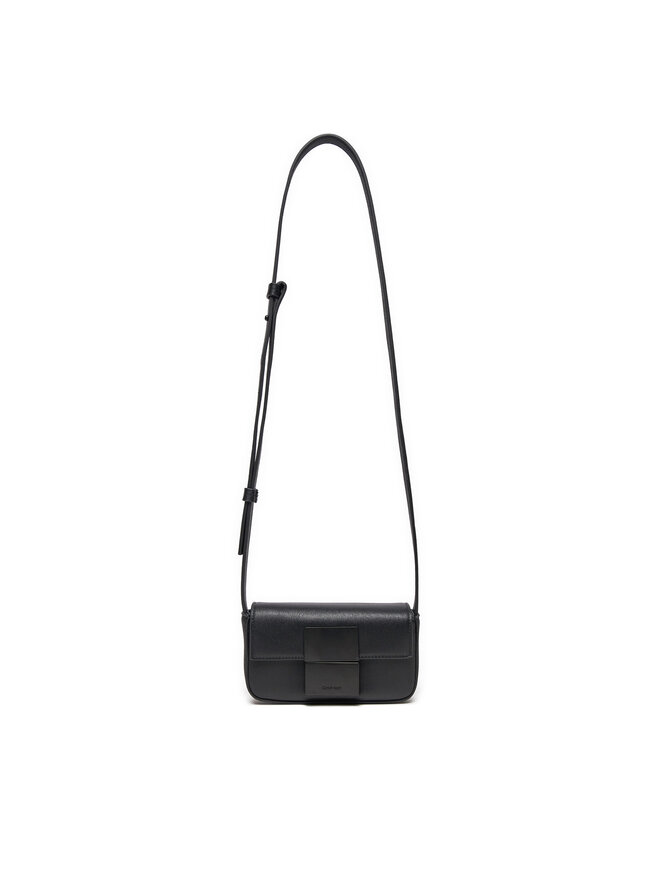 Calvin Klein Плоска сумка Calvin Klein Iconic Plaque Camera Bag S K50K512254 Чорний