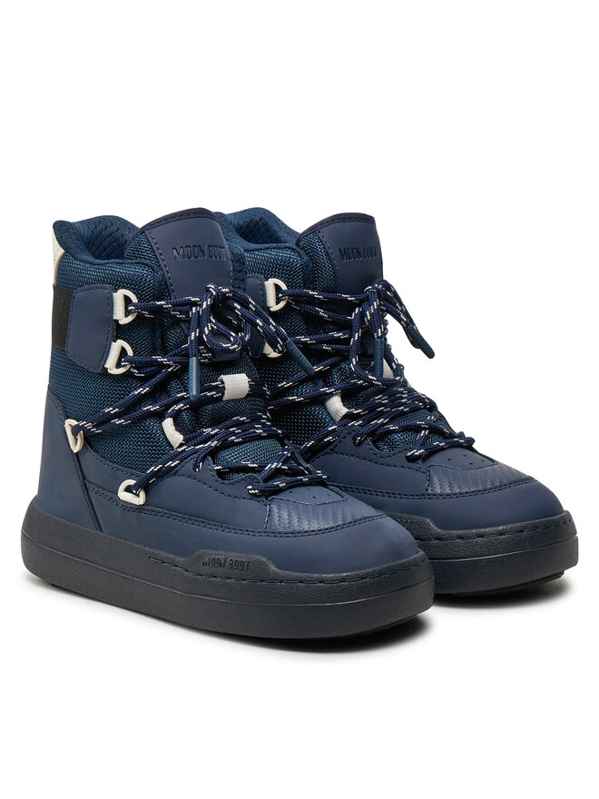Moon Boot Śniegowce Moon Boot Park Sneaker Boot 80D2470060 Granatowy