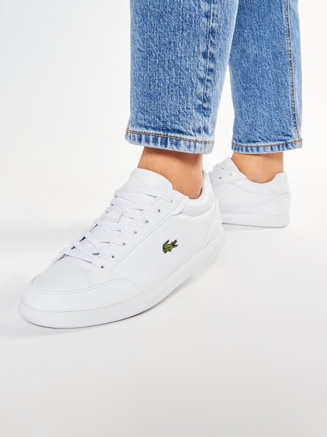 Lacoste Снікерcи Lacoste Graduate Cap 0120 1 Sfa 740SFA001521G Білий
