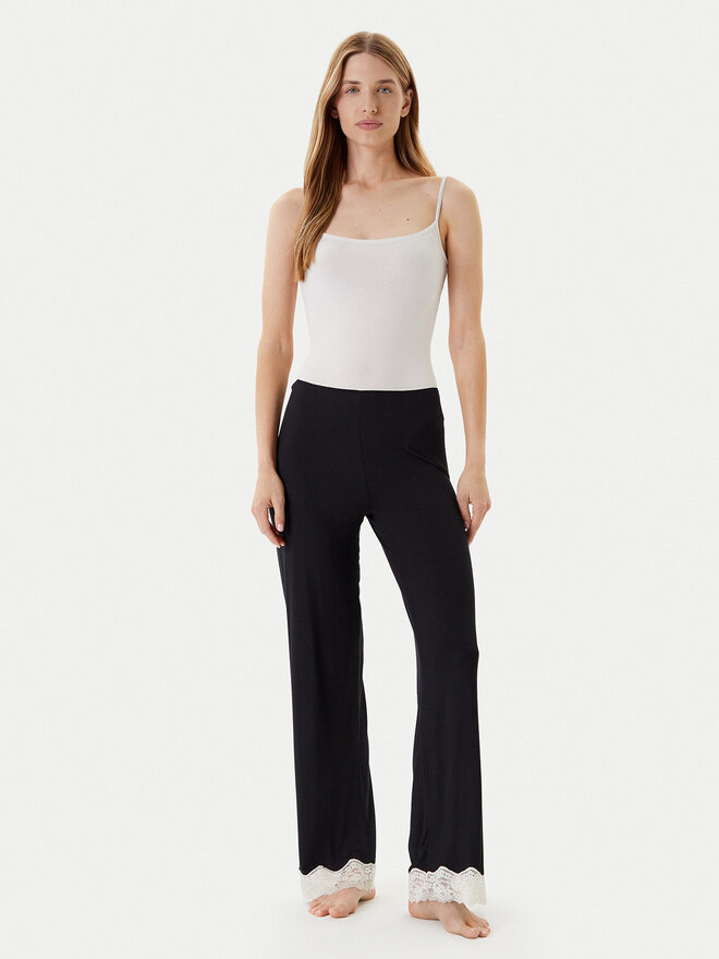 United Colors Of Benetton United Colors Of Benetton Піжамні штани 3Z123F04A Чорний Regular Fit