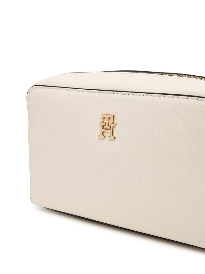 Tommy Hilfiger Handtasche Tommy Hilfiger Th Joy Camera Bag AW0AW19060 Creme