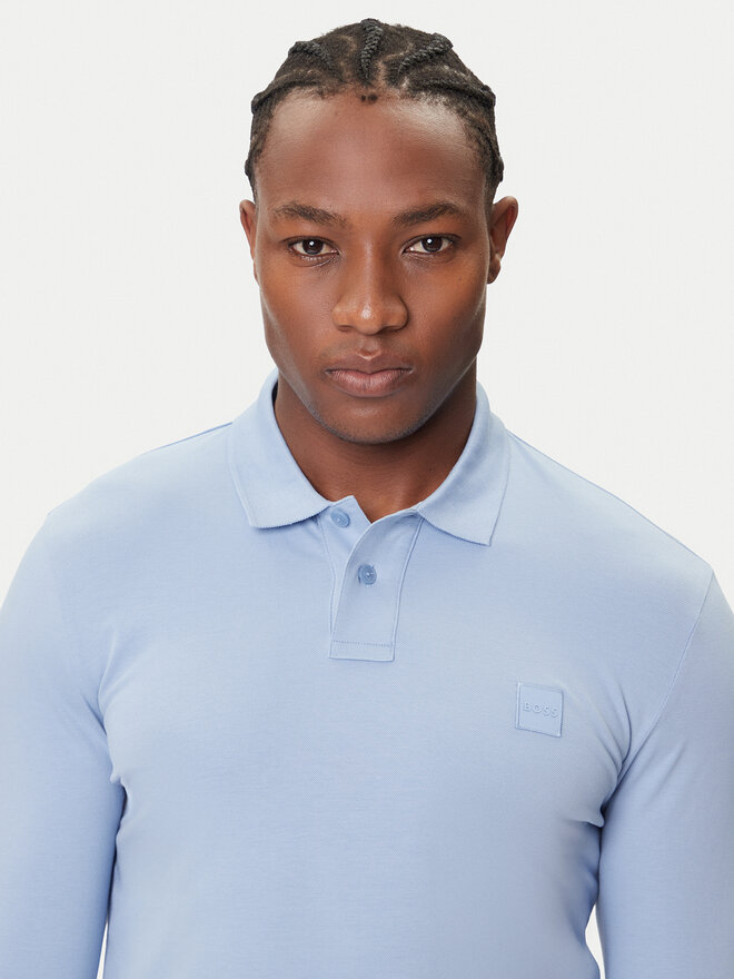 BOSS BOSS Polo Passerby 50507704 Celeste Slim Fit