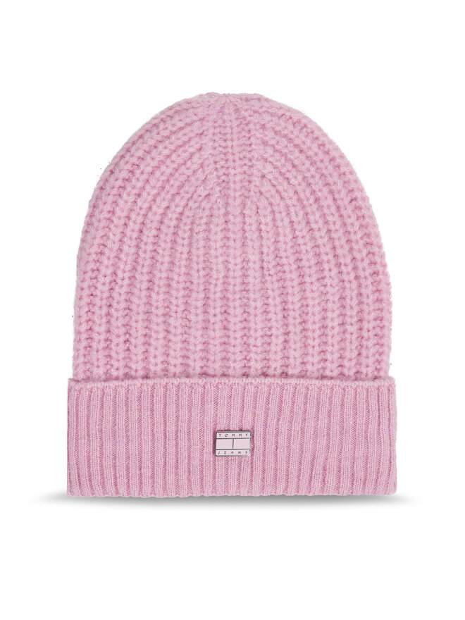 Tommy Jeans Căciulă Tommy Jeans Tjw Cosy Knit Beanie AW0AW15462 Roz