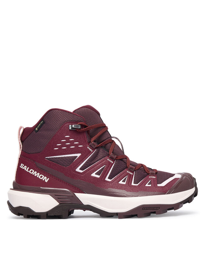 Salomon Trekkingschuhe Salomon X Ultra 360 Edge Mid GORE-TEX L49223400 Dunkelrot