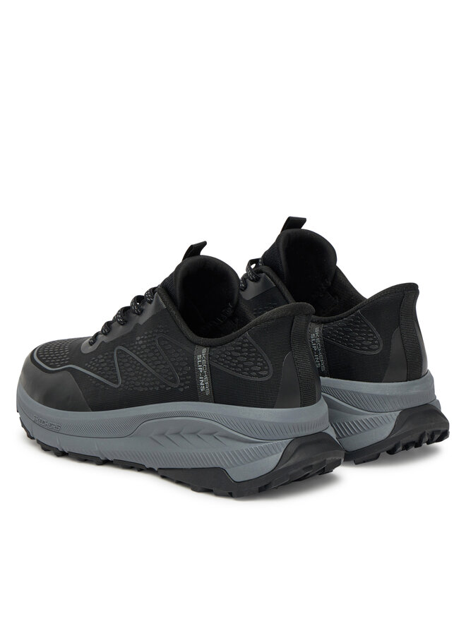 Skechers Pārgājienu apavi Skechers Switch Back-Mist 237685/BKMT Melns