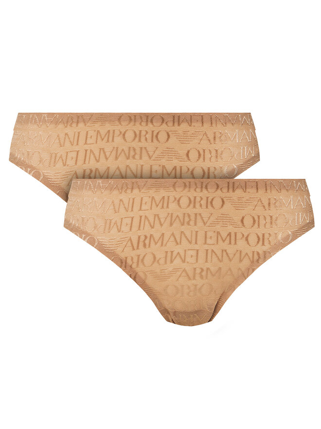 Emporio Armani Underwear Emporio Armani Underwear Набір з 2 пар бразилійських трусів EW000403 AF10880 M6068 Бежевий
