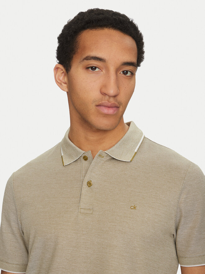 Calvin Klein Calvin Klein Poloshirt K10K114475 Beige Regular Fit