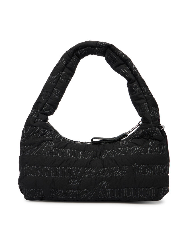 Tommy Jeans Handtasche Tommy Jeans Tjw Icon Aop Shoulder Bag AW0AW18467 Schwarz