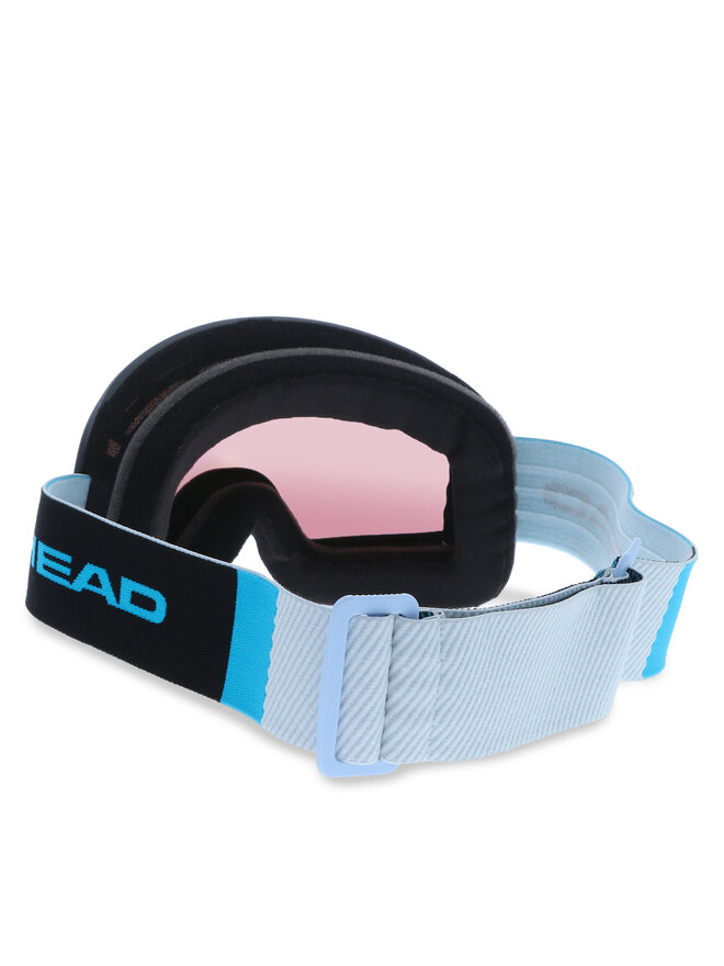 Head Gogle Head Horizon 5K Race Chrome Rd + Sl 390123 Czarny