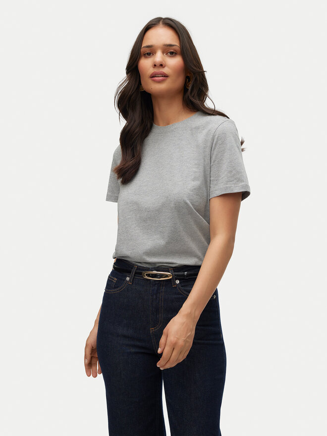 Vero Moda Vero Moda Футболка Paulina 10316991 Сірий Regular Fit