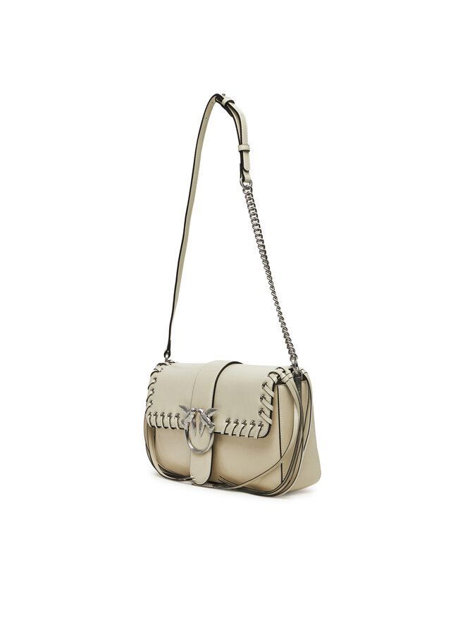 PINKO Rankinė PINKO Love One Classic Slouchy Fl PE 25 PLTT 104524 A28D Smėlio