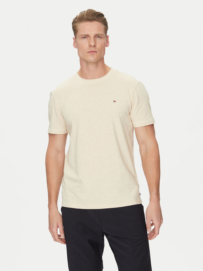 Tommy Hilfiger Tommy Hilfiger Marškinėliai UM0UM03362 Smėlio Regular Fit