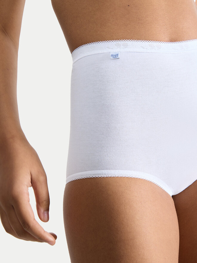 Sloggi Sloggi Klassischer Damenslip mit hoher Taille Basic 10007656 Weiß