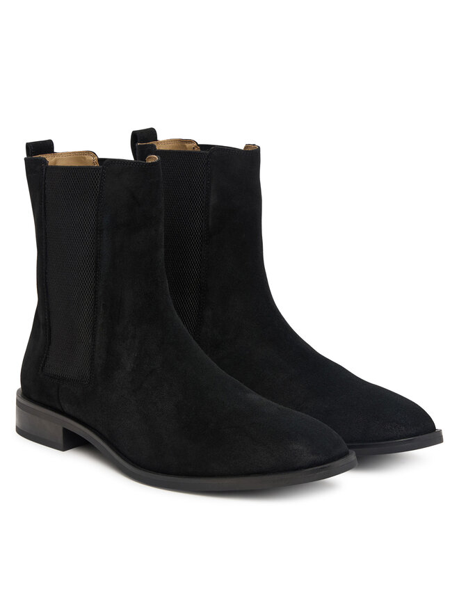 Calvin Klein Klassische Stiefeletten Calvin Klein Slim Ess Chelsea Su HM0HM02275 Schwarz