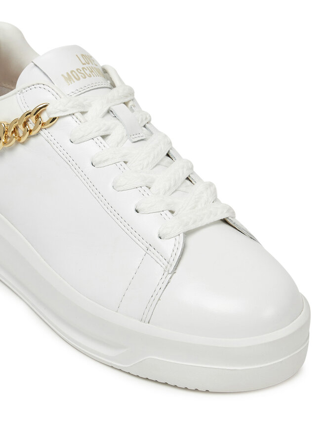 LOVE MOSCHINO Sneakersy LOVE MOSCHINO JA15505G0MIAP10A Biały