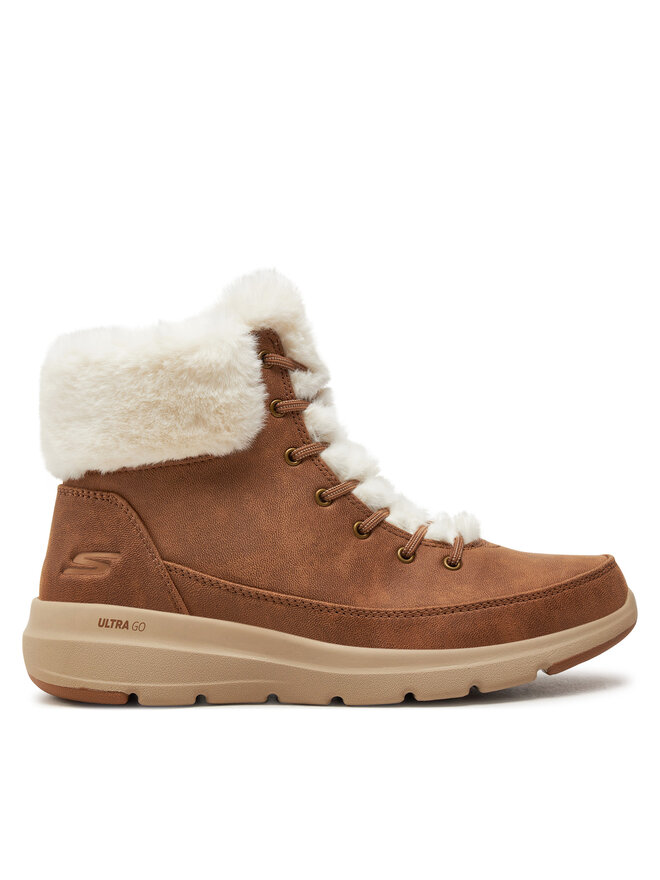 Skechers Μποτάκια Skechers Glacial Ultra - Wonderland 144202 Καφέ