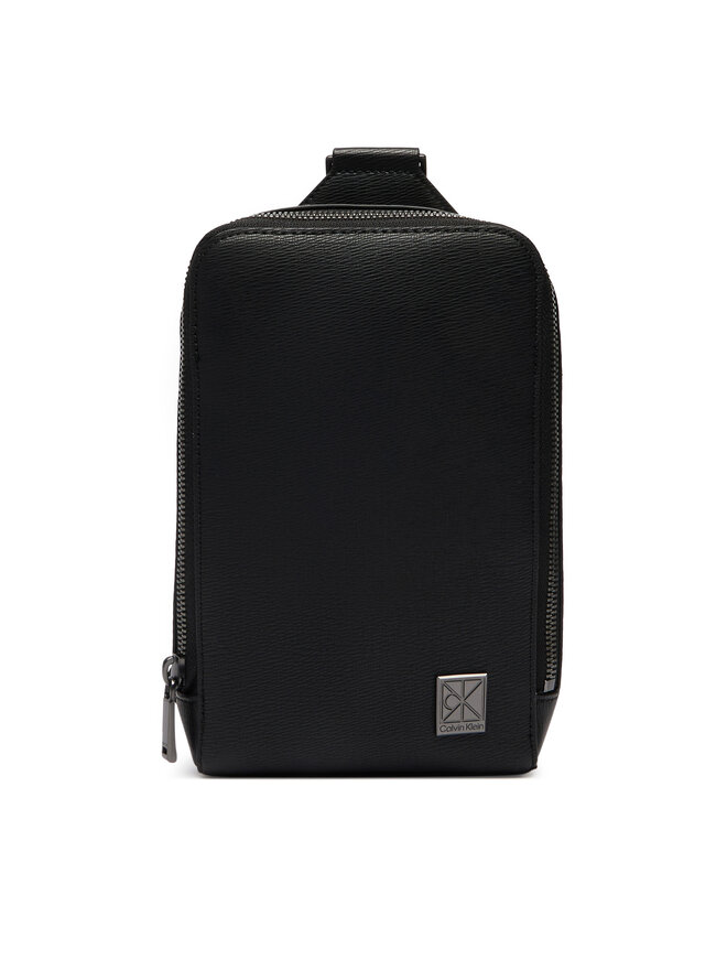 Calvin Klein Umhängetasche Calvin Klein Emblem Hw Sling LV04D3292G Schwarz