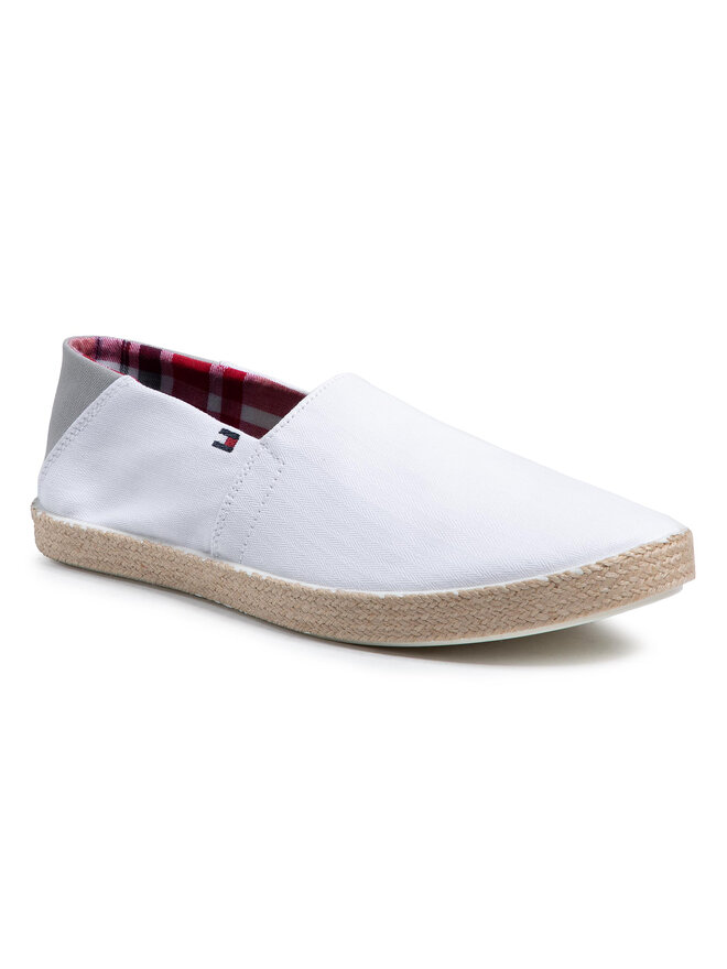Tommy Hilfiger Espadrilky Tommy Hilfiger Easy Summer Slip On FM0FM00569 Bílá