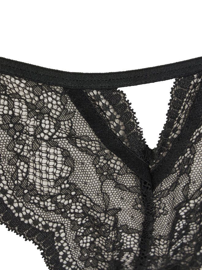 Hunkemöller Hunkemöller Combinación / Enagua Babydoll Isabelle 205820 Negro