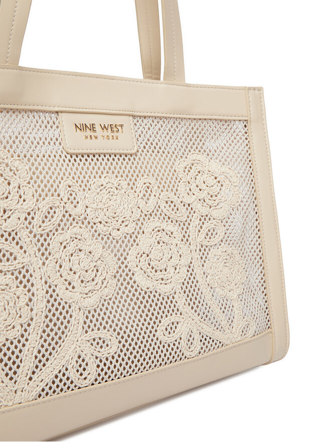 Nine West Handtasche Nine West CEO-Wall Street Glow-KY319 Beige