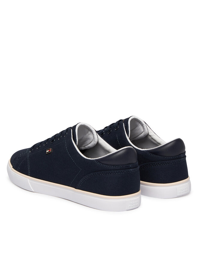 Tommy Hilfiger Sneakers Tommy Hilfiger Th Low Profile Vulc Canvas FW0FW09102 Dunkelblau