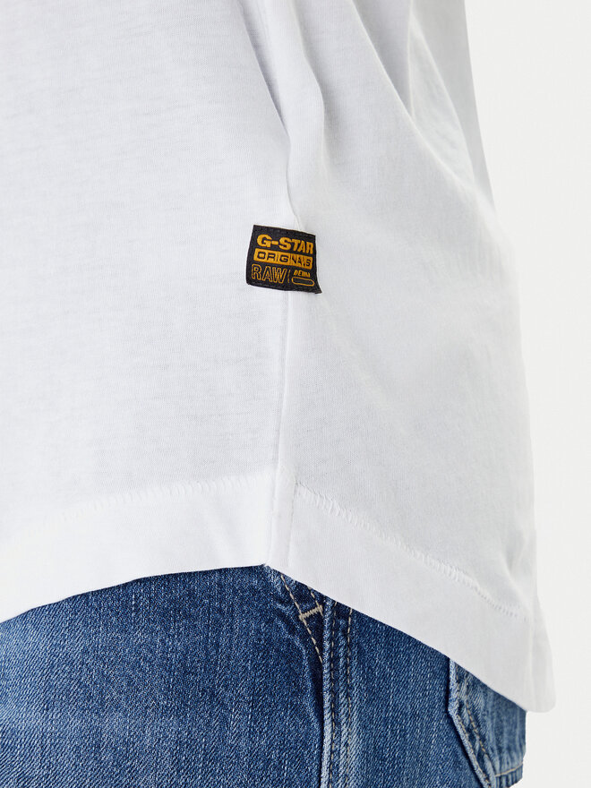 G-Star Raw G-Star Raw Camiseta Rolled Up D24524-4107 Blanco Loose Fit