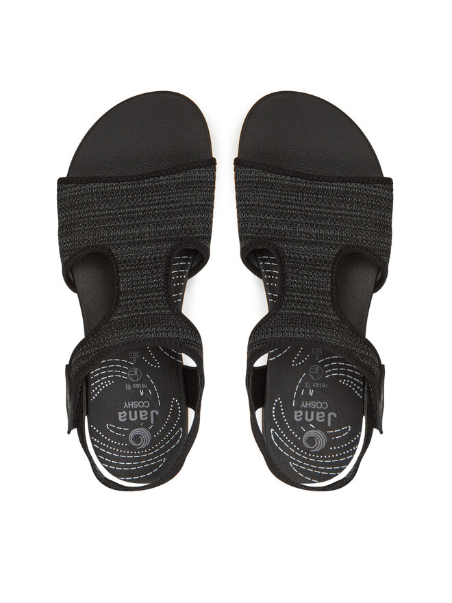 Jana Sandalen Jana 8-28772-44 Schwarz