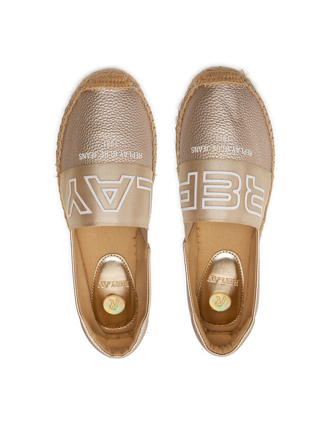 Espadrilles Replay GWF22 .000.C0083S Golden eschuhe.at