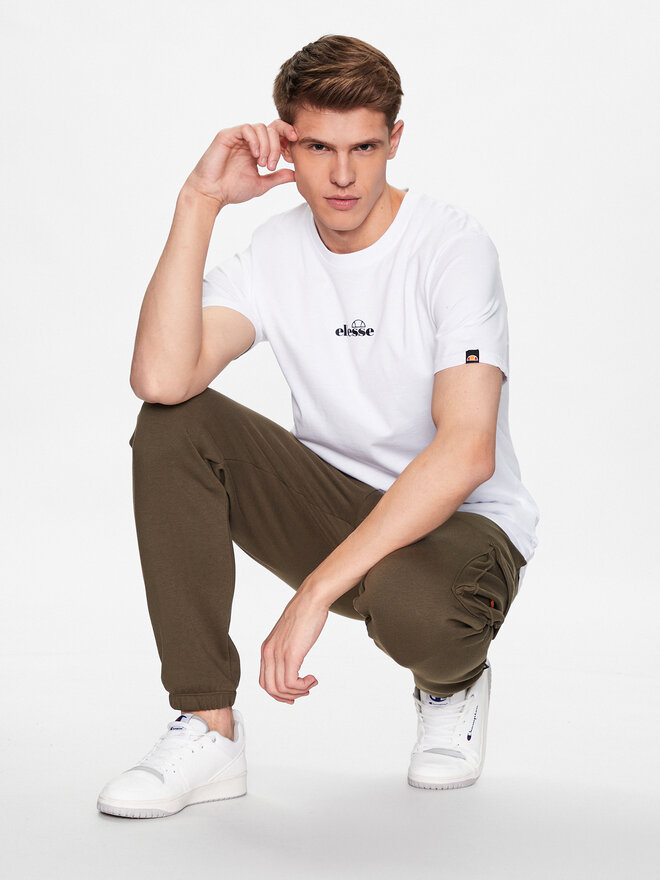 Ellesse Ellesse T-Shirt Ollio SHP16463 Λευκό Regular Fit
