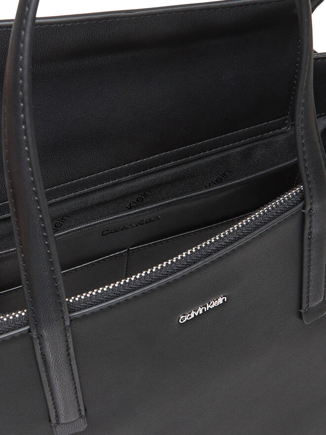 Calvin Klein Ročna torba Calvin Klein Ck Must Tote Md LV04F3098G Črna