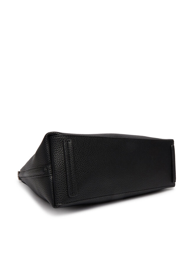 Calvin Klein Handtasche Calvin Klein Emblem Hw Pebble Shoulder Bag LV04F3495G Schwarz