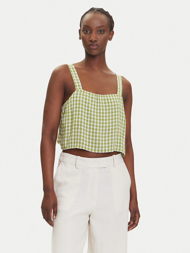 RVCA RVCA Top 23B041503 Zelena Relaxed Fit