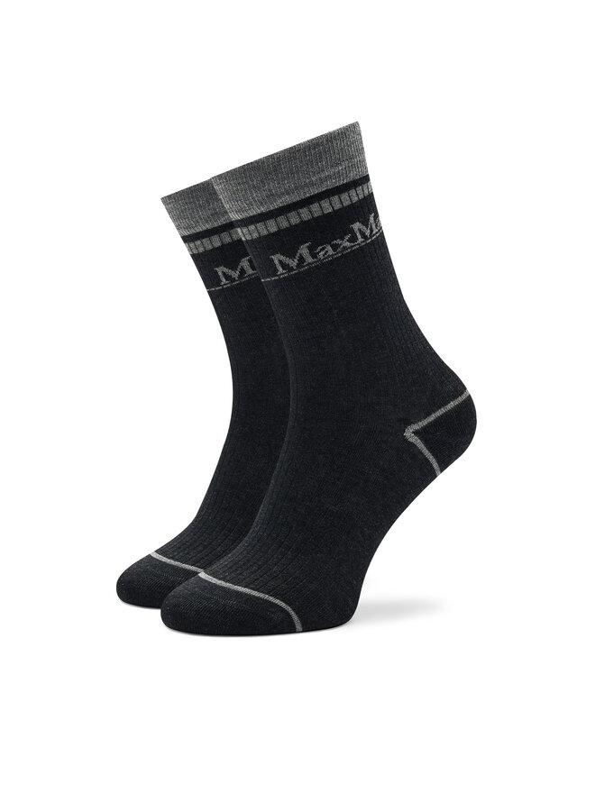Max Mara Leisure Calcetines altos para mujer Max Mara Leisure Gabarra 2426556018 Gris