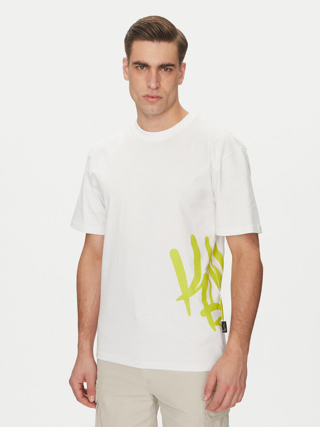 Karl Kani Karl Kani Camiseta Signature Tag 60300330 Blanco Regular Fit