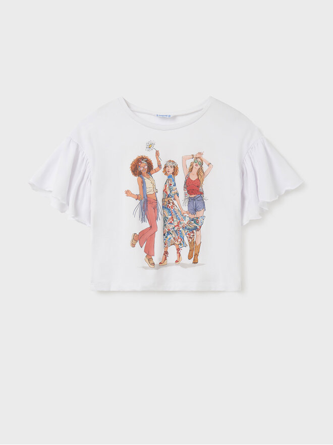 Mayoral Mayoral T-shirt 6051 Bijela