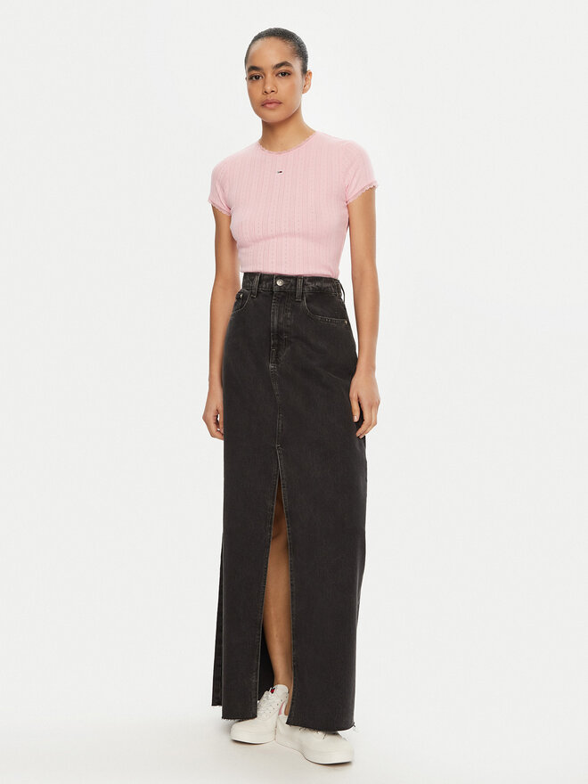 Tommy Jeans Tommy Jeans Camiseta DW0DW19493 Rosa Slim Fit