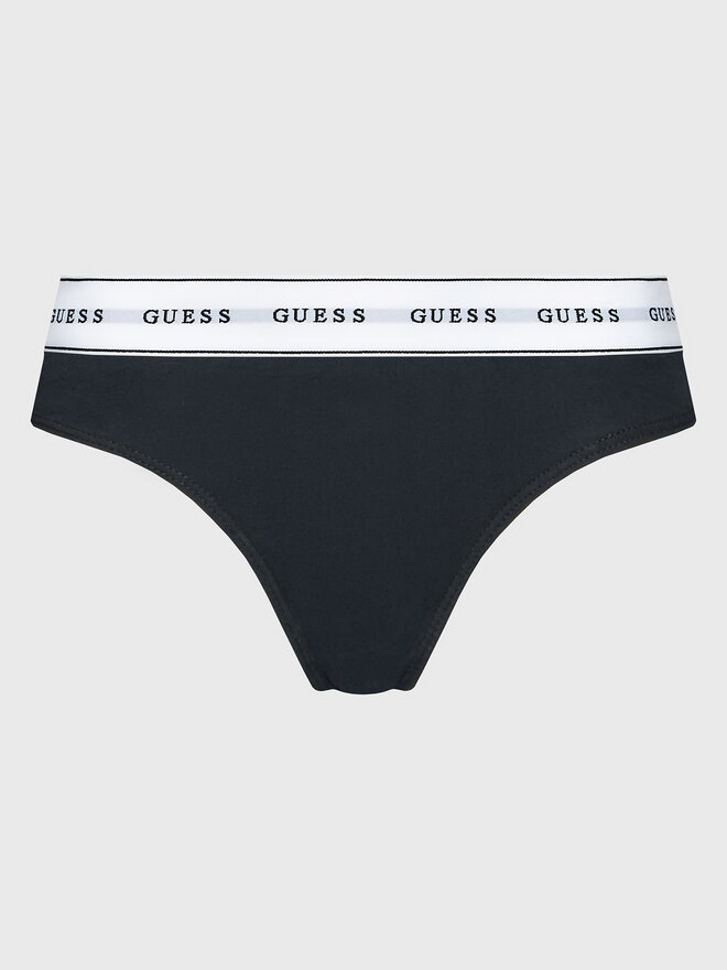 Guess Guess Klasične spodnje hlačke Carrie O97E02 KBBU1 Črna