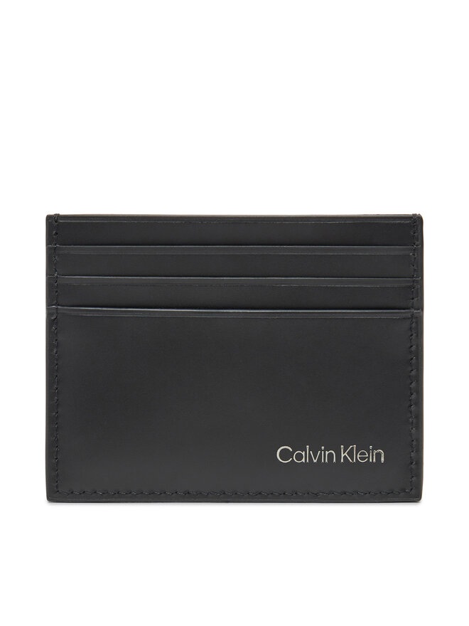 Calvin Klein Pouzdro na kreditní karty Calvin Klein Ck Smooth Cardholder LV04D1104G Černá