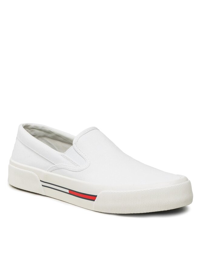 Tommy Jeans Tenisky Tommy Jeans Slip On Canvas Color EM0EM01156 Bílá