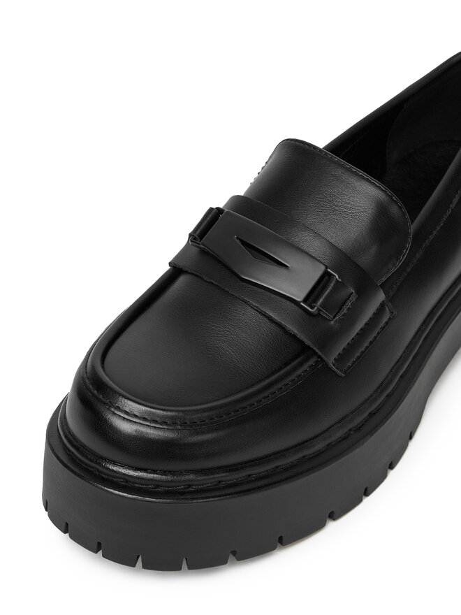 DeeZee Loafersy DeeZee 13123D-3 Czarny