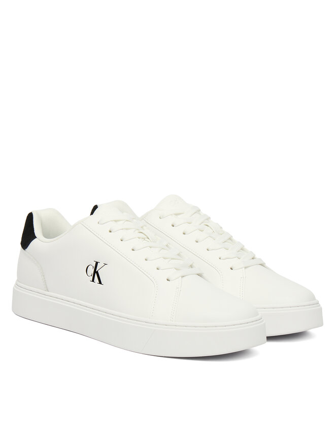 Calvin Klein Sportcipők Calvin Klein Classic Cupsole Laceup Lth YM0YM01435 Fehér