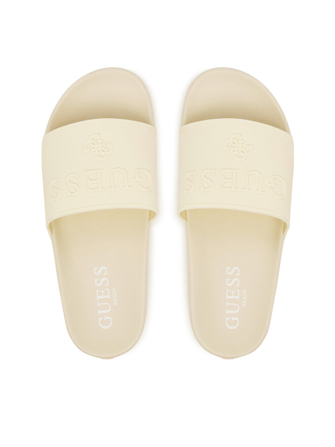 Guess Шльопанці Guess E6GZ17 BB00F Кремовий