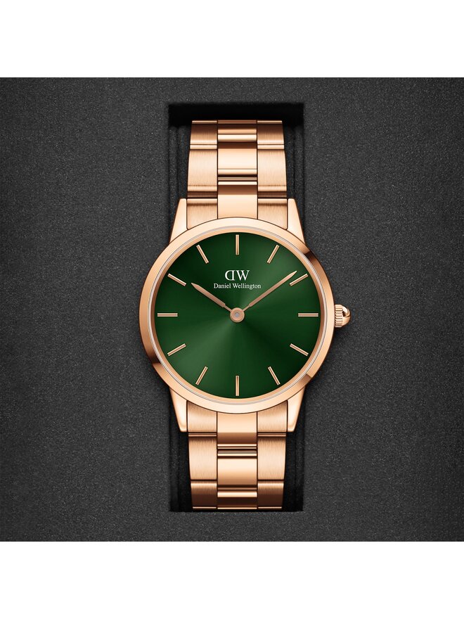 Daniel Wellington Zegarek Daniel Wellington iconic Emerald DW00100419 Złoty