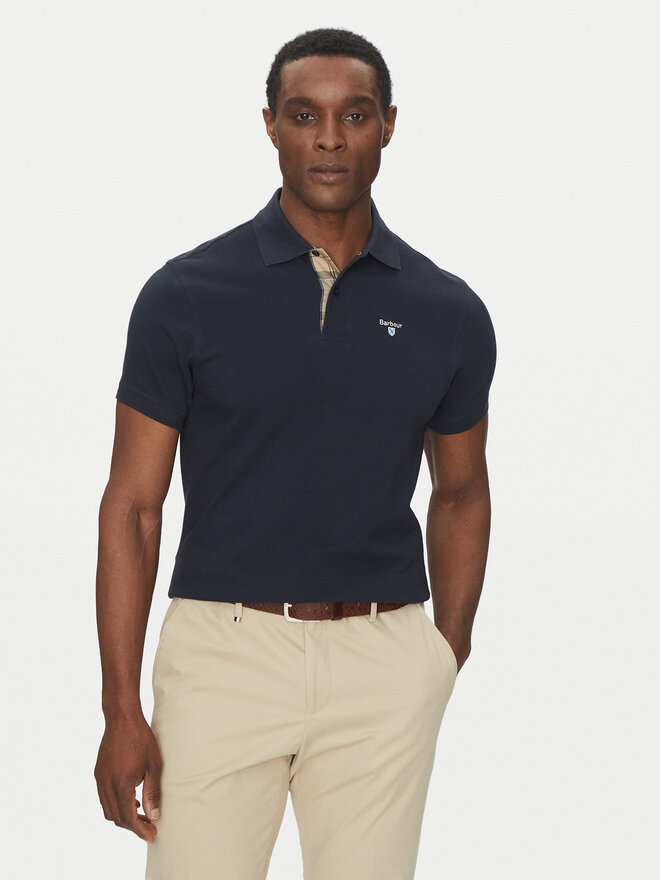 Barbour Barbour Pólóing Tartan MML0012NY31 Sötétkék Tailored Fit