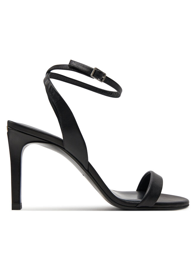 Calvin Klein Sandały Calvin Klein Heel Sandal 90 Lth HW0HW01945 Czarny