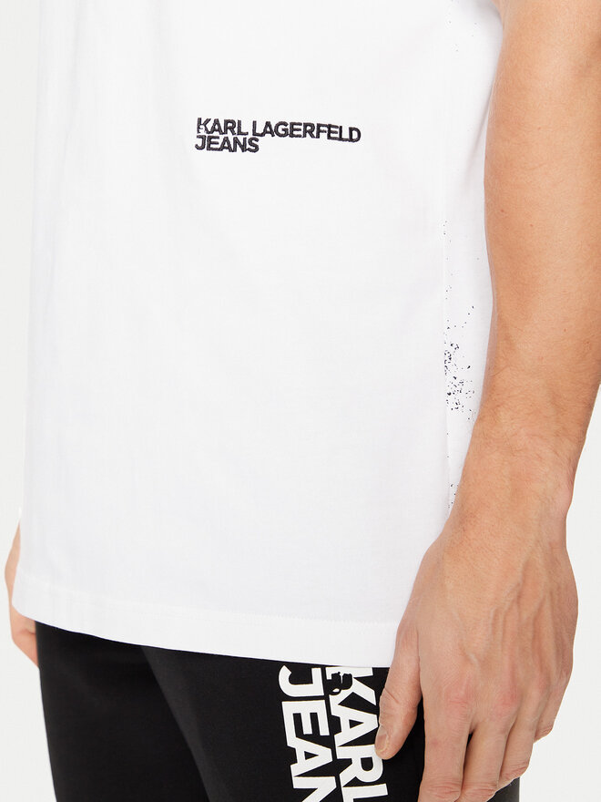 Karl Lagerfeld Jeans Karl Lagerfeld Jeans Camiseta A1M17113 Blanco Relaxed Fit